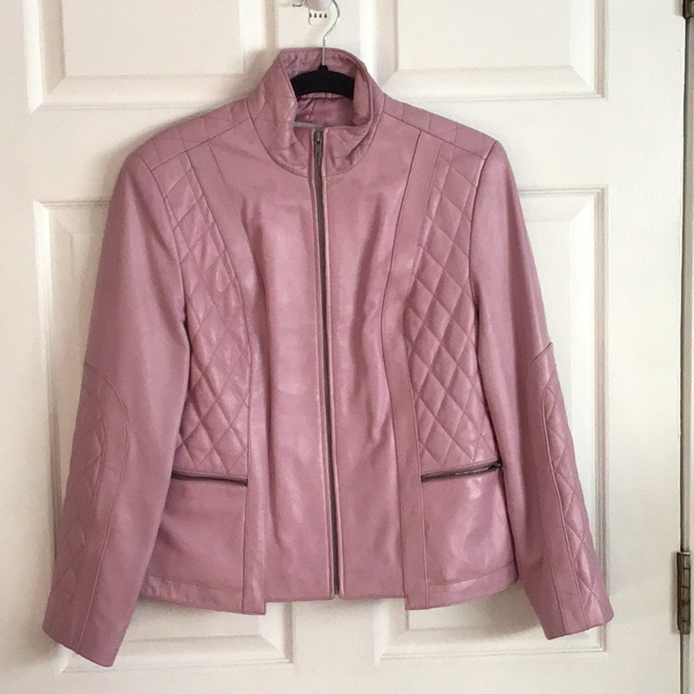 🔥🔥 50% OFF  🔥🔥.    . PAMELA Mc COY.          LEATHER JACKET